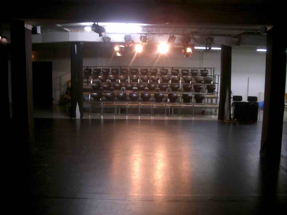 The area for the audience